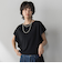 【WEB限定】フレンチスリーブニットプルオーバー≪手洗い可能≫