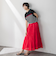 【WEB限定】フレンチスリーブニットプルオーバー≪手洗い可能≫