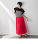 【WEB限定】フレンチスリーブニットプルオーバー≪手洗い可能≫