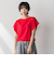 【WEB限定】フレンチスリーブニットプルオーバー≪手洗い可能≫