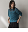 【WEB限定】コード刺繍ロゴニットプルオーバー≪手洗い可能≫