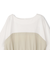 【WEB限定 / 新色追加】異素材ドッキングドロストワンピース≪洗濯機で洗える≫