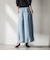 バイオシルクデニムフレアパンツ≪洗濯機で洗える≫