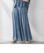 バイオシルクデニムフレアパンツ≪洗濯機で洗える≫