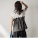 【WEB限定】異素材ドッキングドロストプルオーバー≪洗濯機で洗える≫