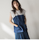 【WEB限定】異素材ドッキングドロストプルオーバー≪洗濯機で洗える≫