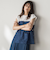 【WEB限定】異素材ドッキングドロストプルオーバー≪洗濯機で洗える≫