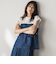 【WEB限定】異素材ドッキングドロストプルオーバー≪洗濯機で洗える≫