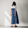 【WEB限定】異素材ドッキングドロストプルオーバー≪洗濯機で洗える≫