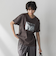 【WEB限定】スクエア箔オーバーサイズTシャツ≪手洗い可能≫