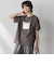 【WEB限定】スクエア箔オーバーサイズTシャツ≪手洗い可能≫