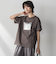 【WEB限定】スクエア箔オーバーサイズTシャツ≪手洗い可能≫