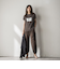 【WEB限定】スクエア箔オーバーサイズTシャツ≪手洗い可能≫