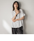 【WEB限定】バンドカラーリネンライクシャツ≪洗濯機で洗える≫