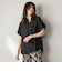 【WEB限定】バンドカラーリネンライクシャツ≪洗濯機で洗える≫