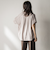 【WEB限定】バンドカラーリネンライクシャツ≪洗濯機で洗える≫