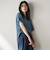【WEB限定】バンドカラーリネンライクシャツ≪洗濯機で洗える≫