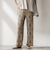 【WEB限定】オリエンタル柄クリスタルプリーツパンツ≪手洗い可能≫
