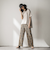 【WEB限定】オリエンタル柄クリスタルプリーツパンツ≪手洗い可能≫