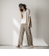 【WEB限定】オリエンタル柄クリスタルプリーツパンツ≪手洗い可能≫