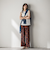 【WEB限定】オリエンタル柄クリスタルプリーツパンツ≪手洗い可能≫