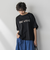 箔プリントロゴTシャツ≪手洗い可能≫