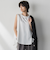パネル切替えノースリーブプルオーバー≪手洗い可能≫