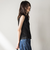 【WEB限定】シアーノースリーブニットプルオーバー≪手洗い可能≫