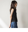 【WEB限定】シアーノースリーブニットプルオーバー≪手洗い可能≫