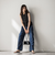 【WEB限定】シアーノースリーブニットプルオーバー≪手洗い可能≫