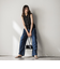 【WEB限定】シアーノースリーブニットプルオーバー≪手洗い可能≫