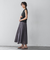 【WEB限定】シアーノースリーブニットプルオーバー≪手洗い可能≫