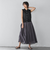 【WEB限定】シアーノースリーブニットプルオーバー≪手洗い可能≫
