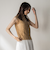 【WEB限定】シアーノースリーブニットプルオーバー≪手洗い可能≫