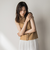【WEB限定】シアーノースリーブニットプルオーバー≪手洗い可能≫