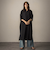 【WEB限定】スキッパーチュニックワンピース≪洗濯機で洗える≫