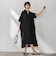 【WEB限定】スキッパーチュニックワンピース≪洗濯機で洗える≫