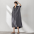【WEB限定】スキッパーチュニックワンピース≪洗濯機で洗える≫