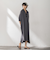 【WEB限定】スキッパーチュニックワンピース≪洗濯機で洗える≫