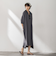 【WEB限定】スキッパーチュニックワンピース≪洗濯機で洗える≫