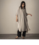 【WEB限定】スキッパーチュニックワンピース≪洗濯機で洗える≫