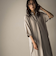 【WEB限定】スキッパーチュニックワンピース≪洗濯機で洗える≫