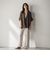 【WEB限定】クリスタルプリーツパンツ≪手洗い可能≫