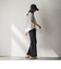 【WEB限定】クリスタルプリーツパンツ≪手洗い可能≫