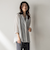 【WEB限定】バンドカラー楊柳7分袖シャツ≪洗濯機で洗える≫