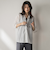 【WEB限定】バンドカラー楊柳7分袖シャツ≪洗濯機で洗える≫