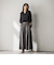 【WEB限定】バンドカラー楊柳7分袖シャツ≪洗濯機で洗える≫