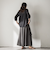 【WEB限定】バンドカラー楊柳7分袖シャツ≪洗濯機で洗える≫