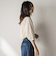【WEB限定】バンドカラー楊柳7分袖シャツ≪洗濯機で洗える≫