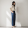 【WEB限定】バンドカラー楊柳7分袖シャツ≪洗濯機で洗える≫